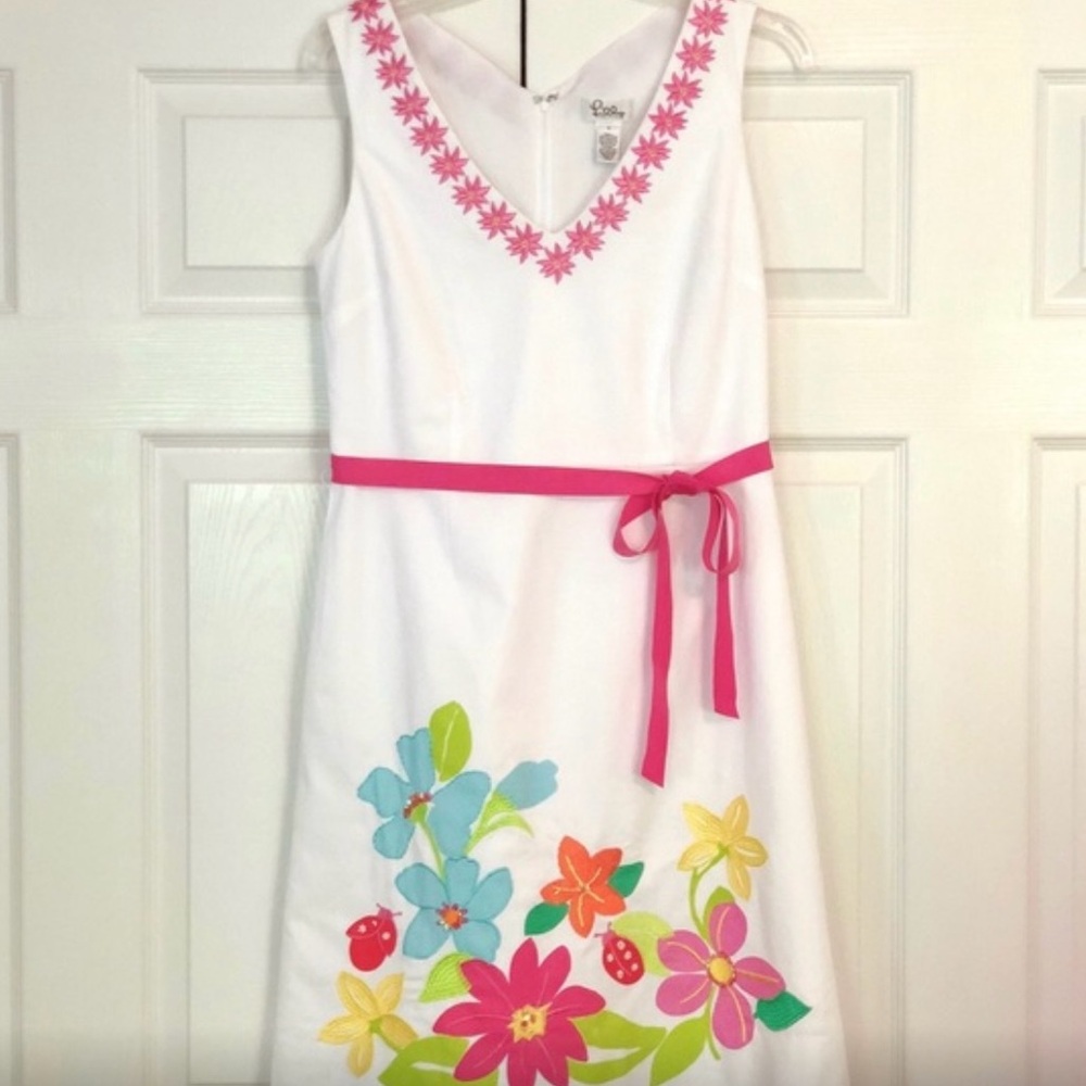 LIKE NEW Vintage White Label Lilly Pulitzer Dress